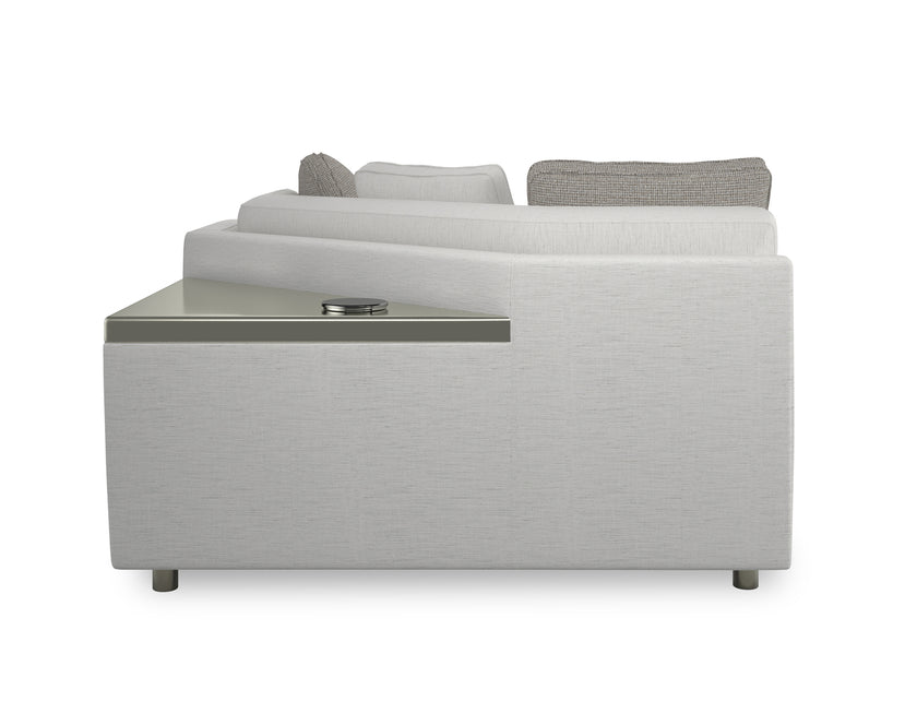 Caracole Upholstery I'M Shelf-Ish Corner Sofa