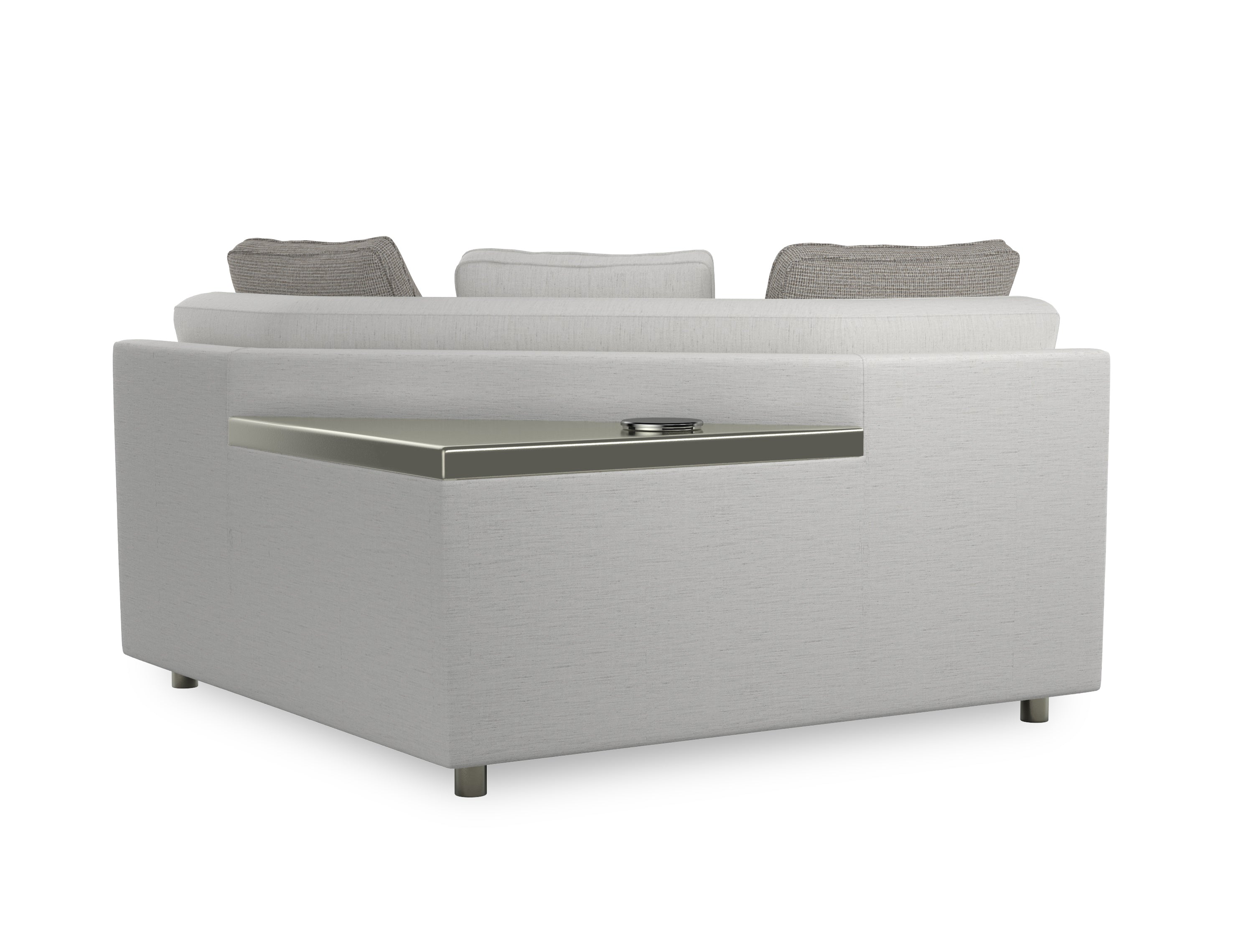 Caracole Upholstery I'M Shelf-Ish Corner Sofa