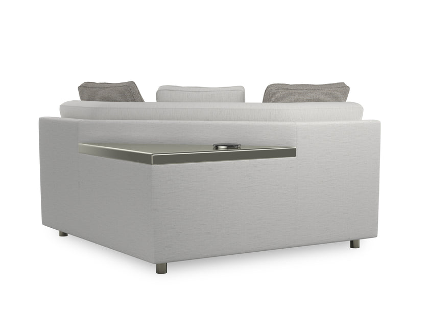 Caracole Upholstery I'M Shelf-Ish Corner Sofa