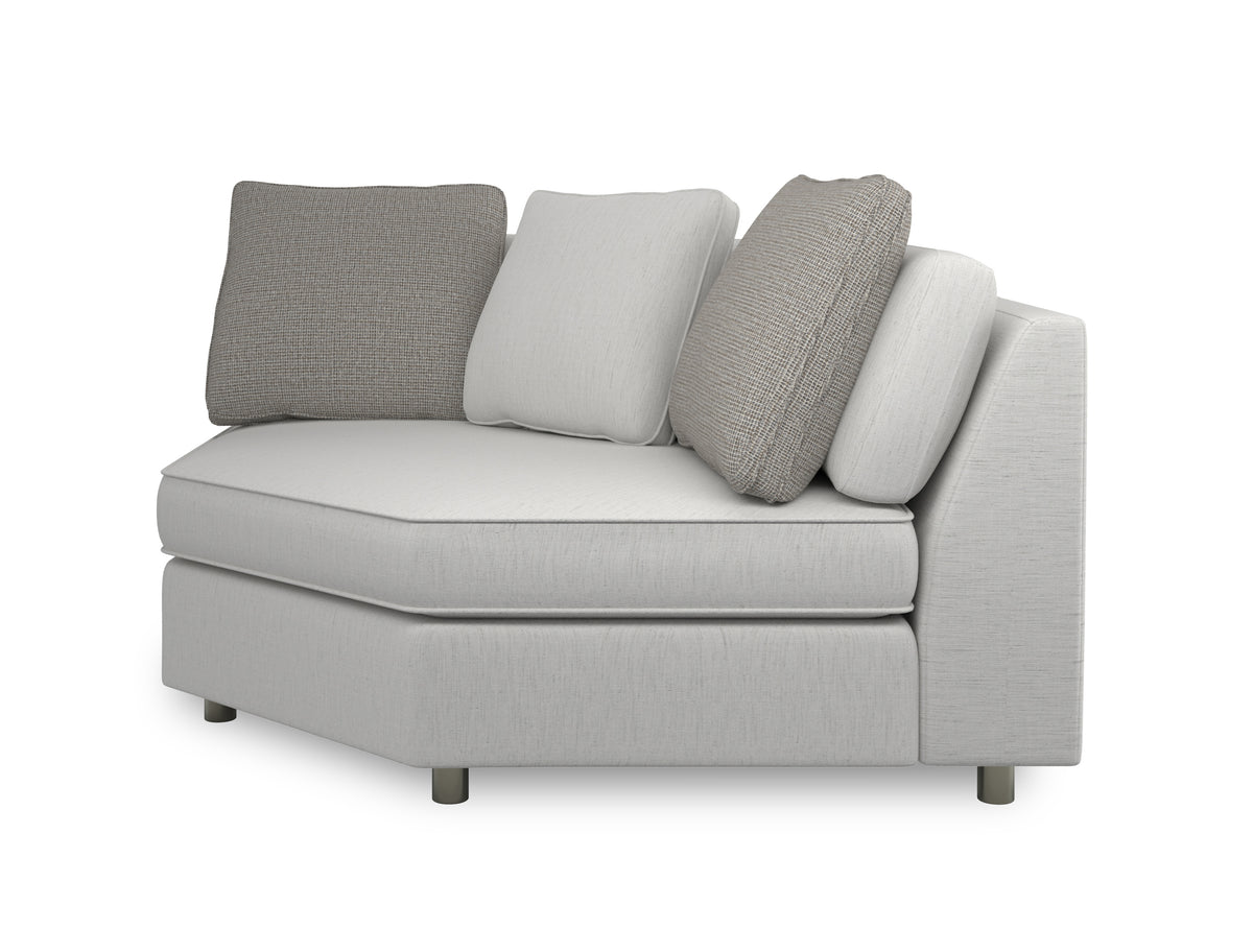 Caracole Upholstery I'M Shelf-Ish Corner Sofa