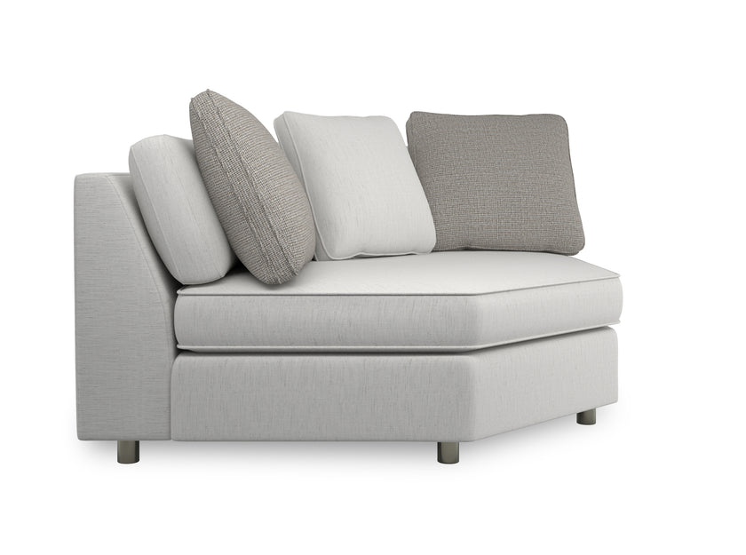 Caracole Upholstery I'M Shelf-Ish Corner Sofa