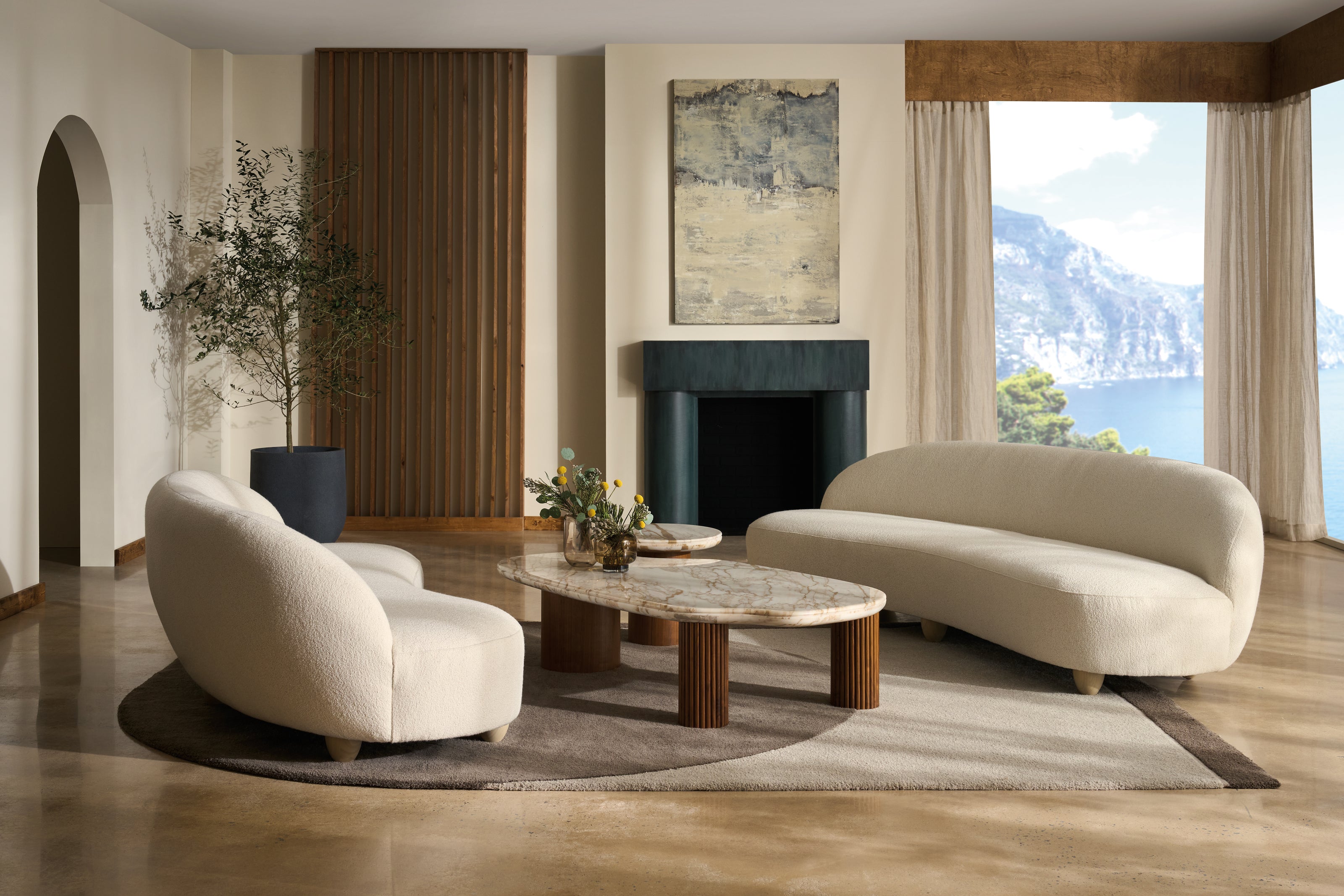 Caracole Modern Resort Seychelles Accent Table