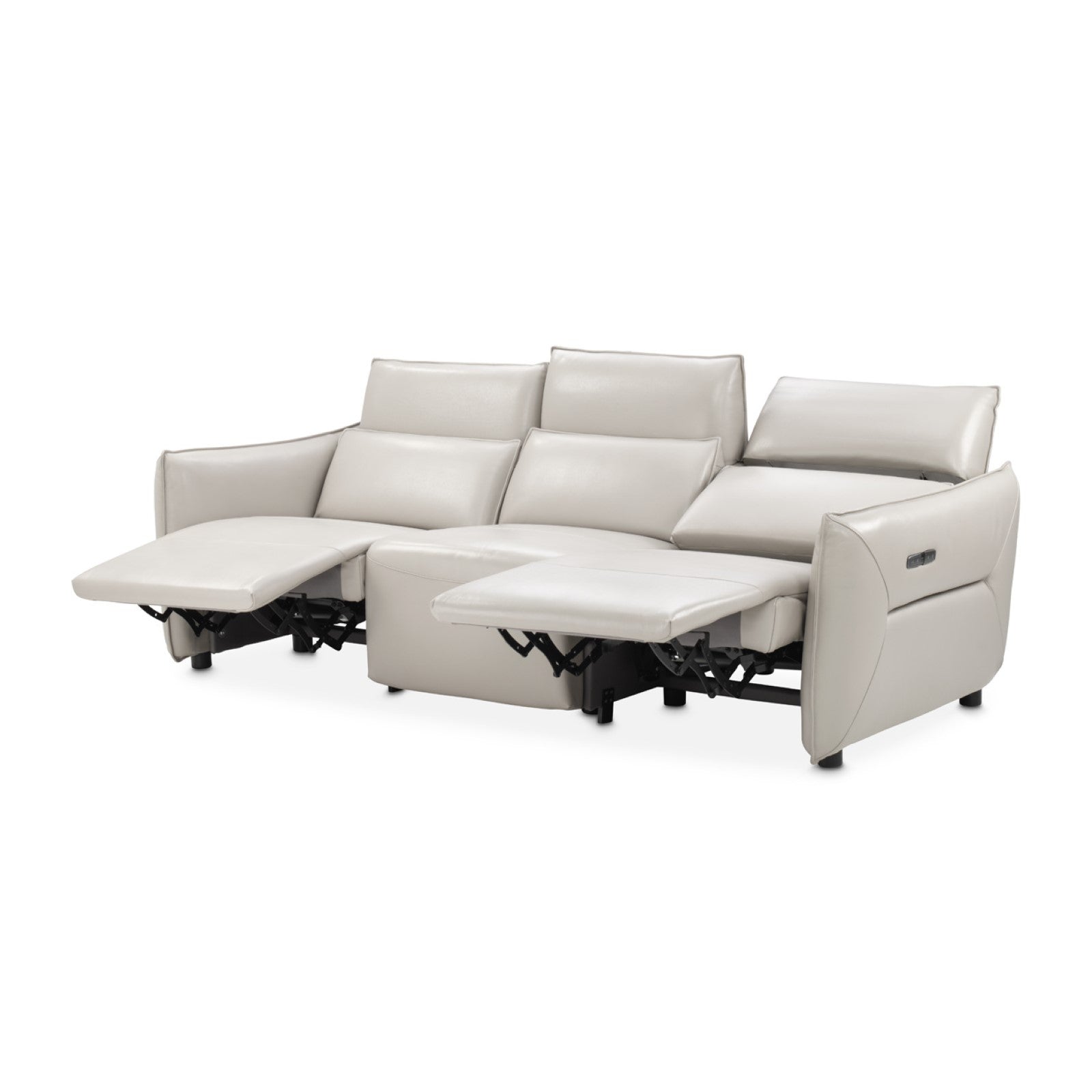 Michael Amini Verona 3-Piece Sectional - Light Gray