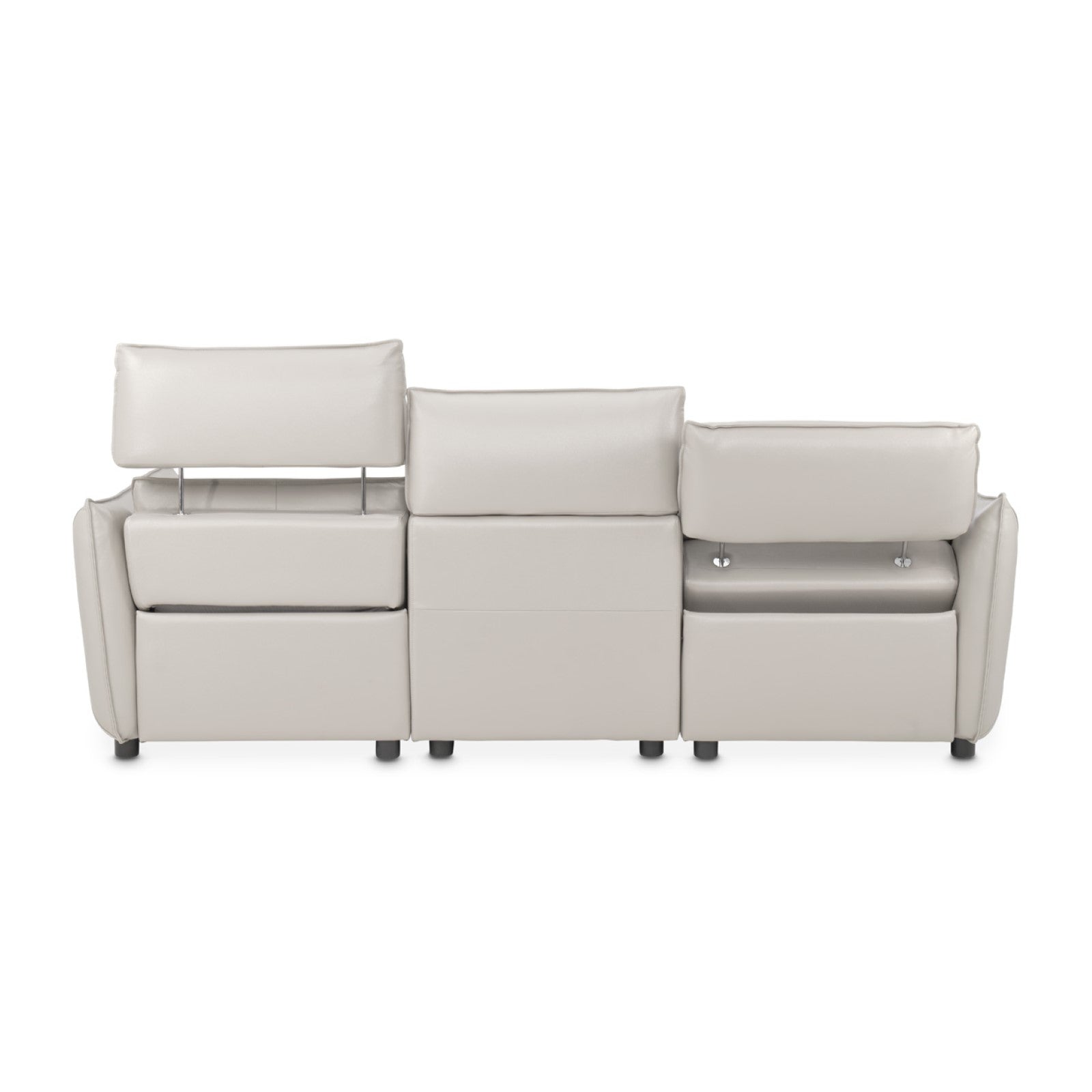 Michael Amini Verona 3-Piece Sectional - Light Gray