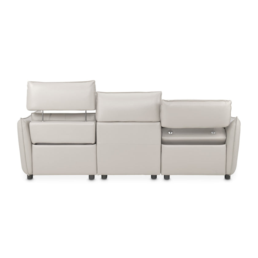 Michael Amini Verona 3-Piece Sectional - Light Gray