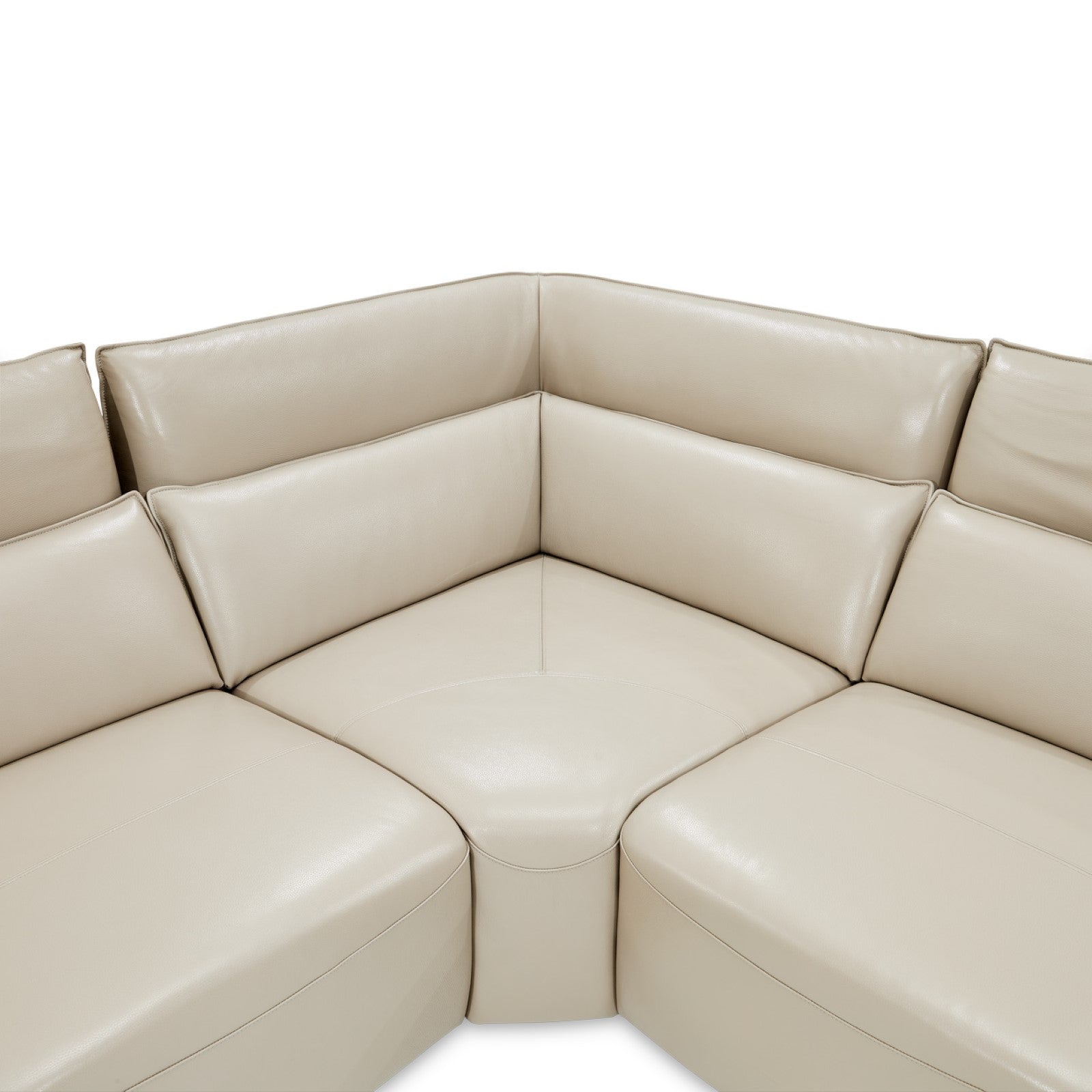 Michael Amini Verona 5-Piece Sectional - Light Gray