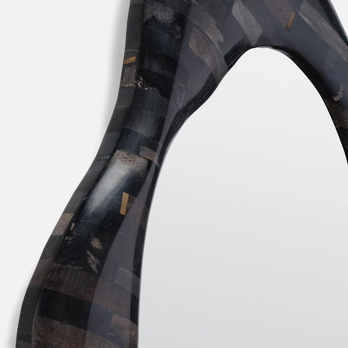 Joss Abstract Petrified-Wood Mirror