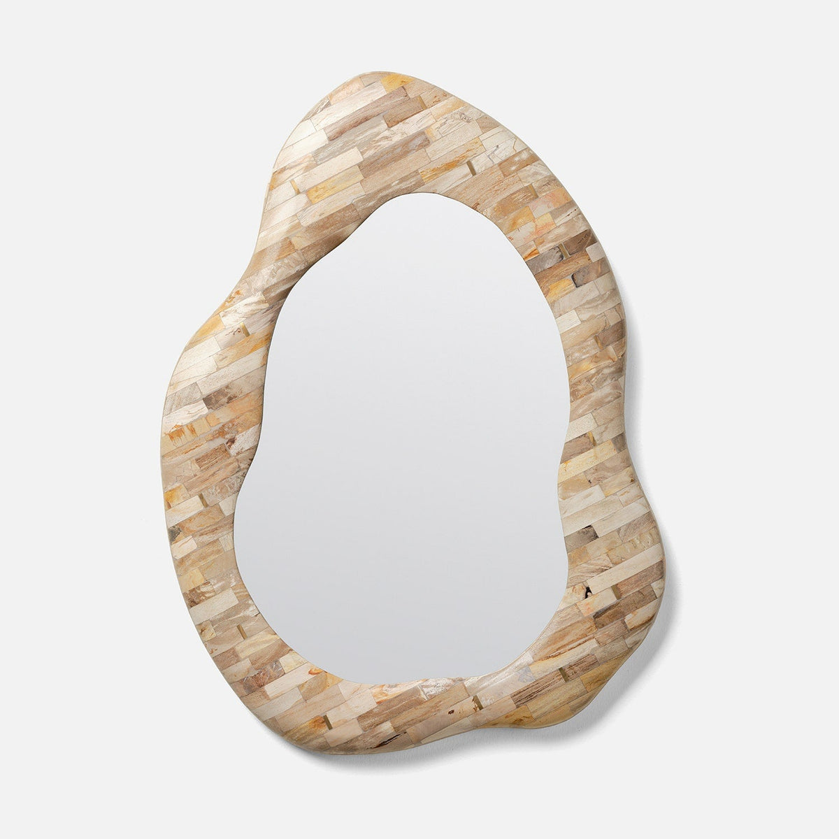 Joss Abstract Petrified-Wood Mirror