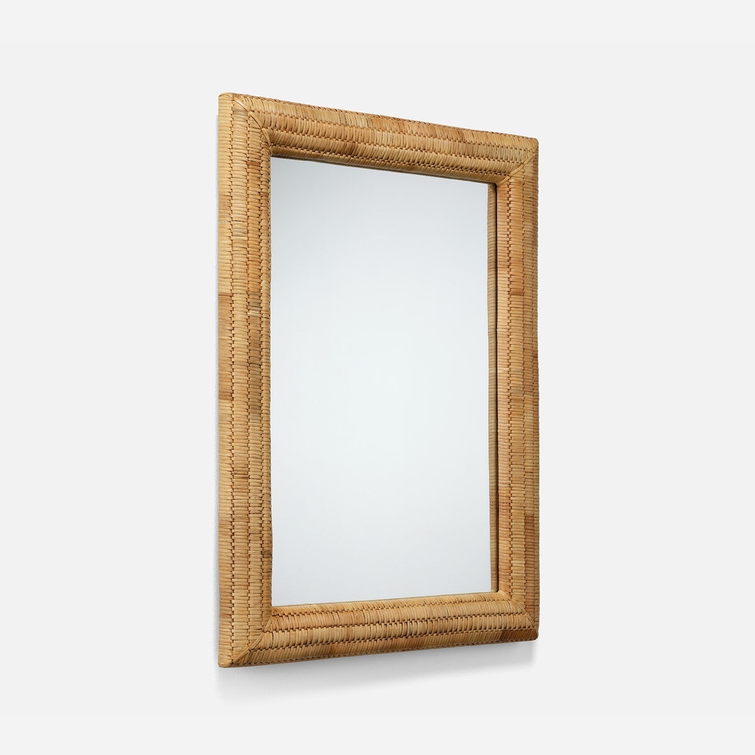 Neya Rectangular Rattan Mirror