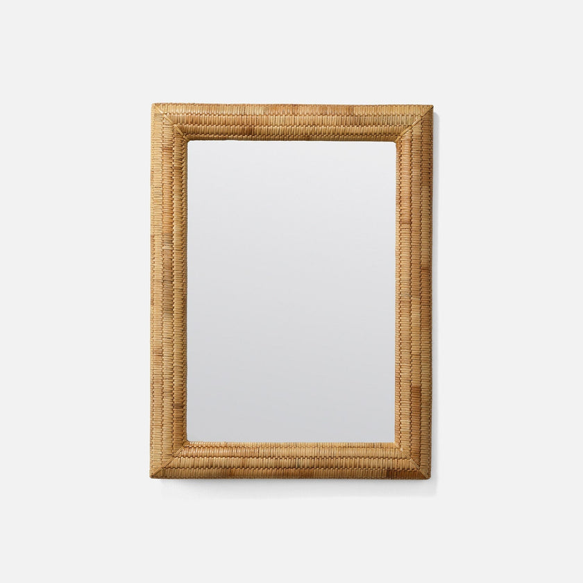 Neya Rectangular Rattan Mirror