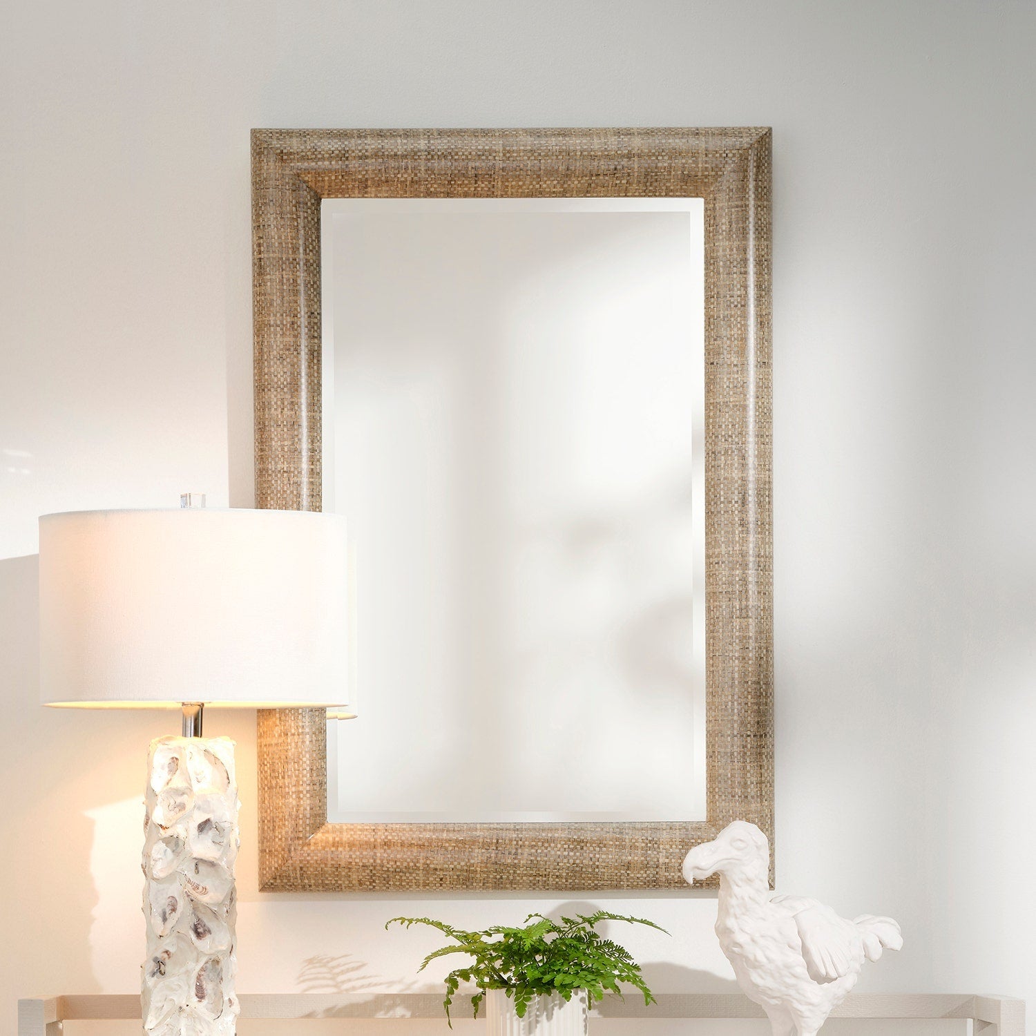 Tilda Faux Rattan Mirror