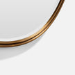 Whitman Modern Metal Mirror
