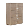 Michael Amini West Kensington Highboy Chest - Sea Salt Caramel