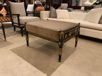 Maitland Smith Classic Ottoman Floor Sample