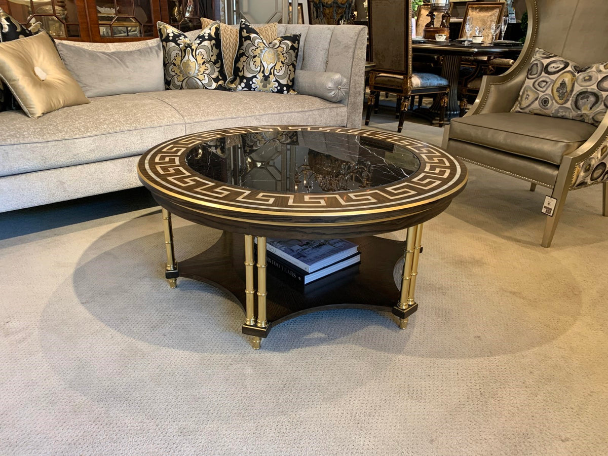 Marge Carson Quince Cocktail Table Floor Sample