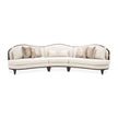 Michael Amini Camellia Field 3-Piece Chenille Sofa - Linen/Warm Pecan