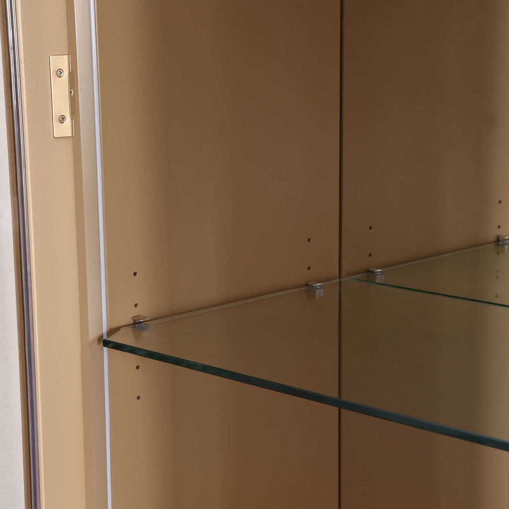 Michael Amini West Kensington Display Cabinet - Sea Salt Caramel