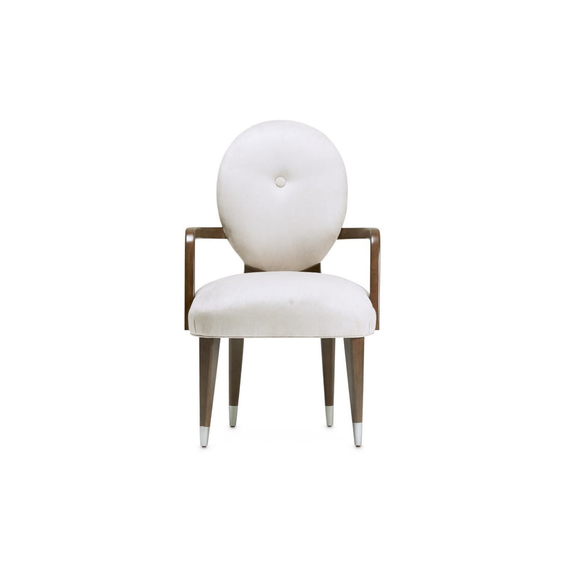Michael Amini Roxbury Park Slate Dining Arm Chair - Set of 2
