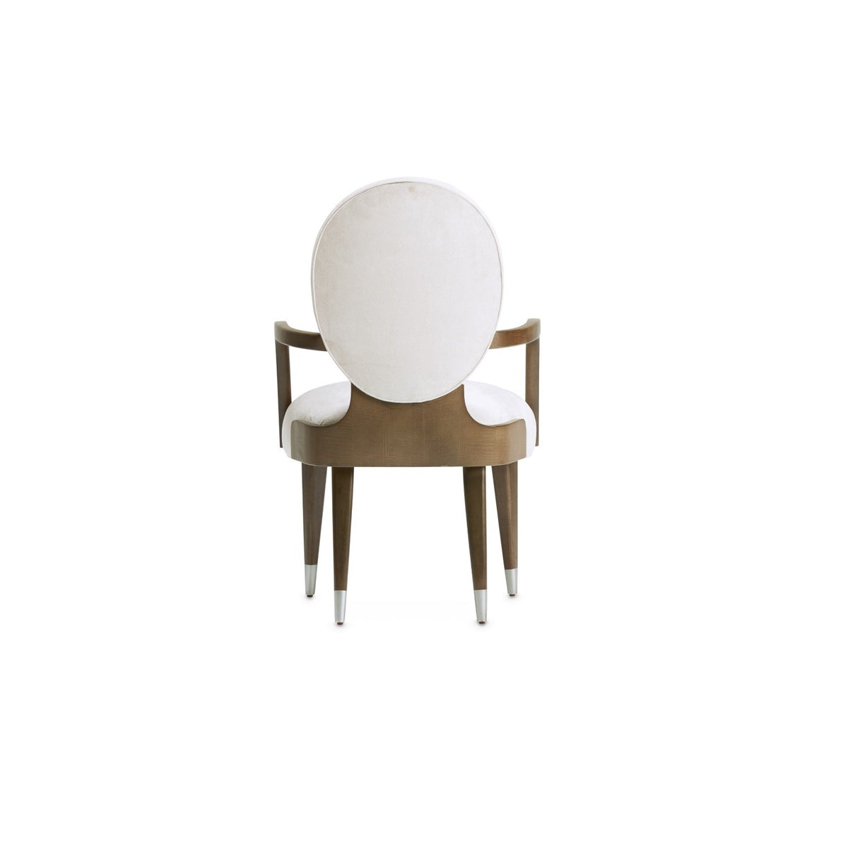 Michael Amini Roxbury Park Slate Dining Arm Chair - Set of 2