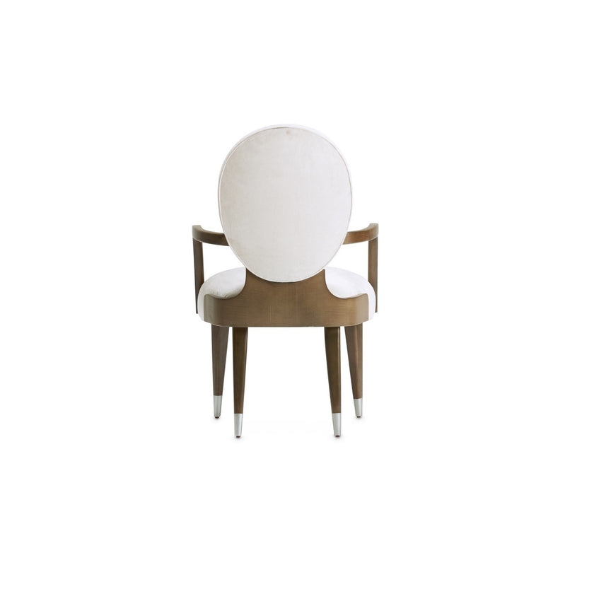 Michael Amini Roxbury Park Slate Dining Arm Chair - Set of 2