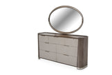 Michael Amini Roxbury Park Dresser with Mirror - Slate