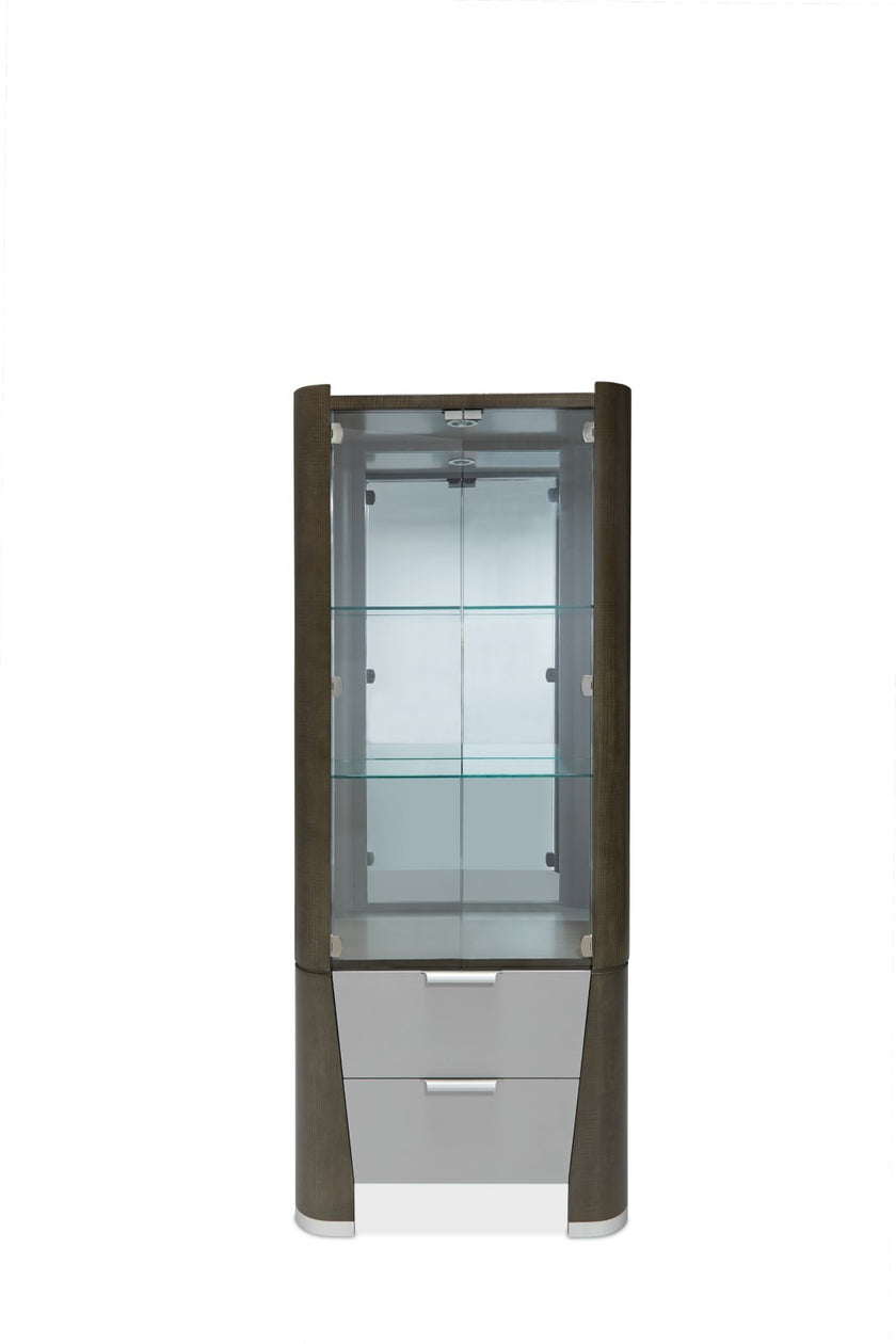 Michael Amini Roxbury Park Display Cabinet - Slate
