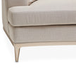 Michael Amini Malibu Crest 2-Piece Sofa - Pearl/Chardonnay