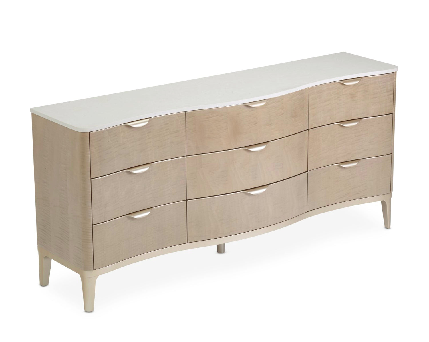 Michael Amini Malibu Crest Dresser - Blush