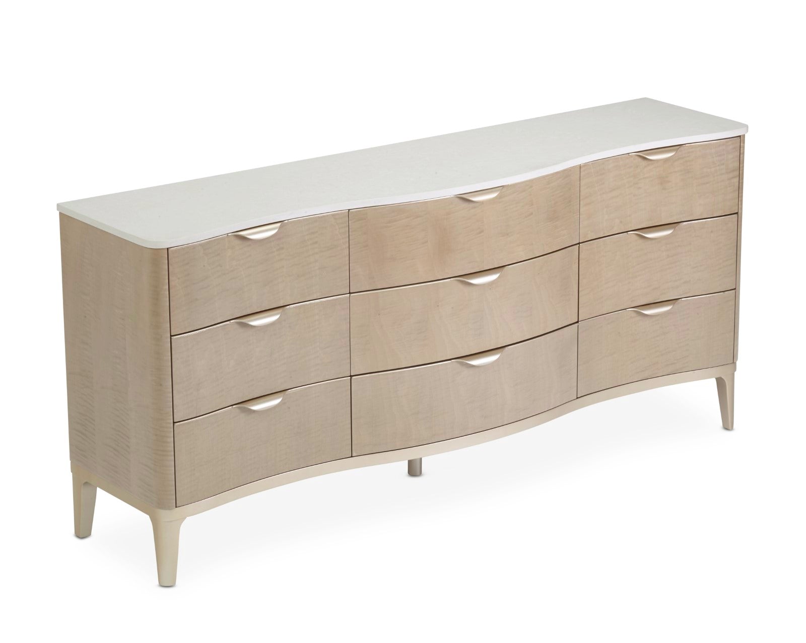 Michael Amini Malibu Crest Dresser - Blush