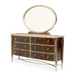 Michael Amini Villa Cherie Dresser and Mirror