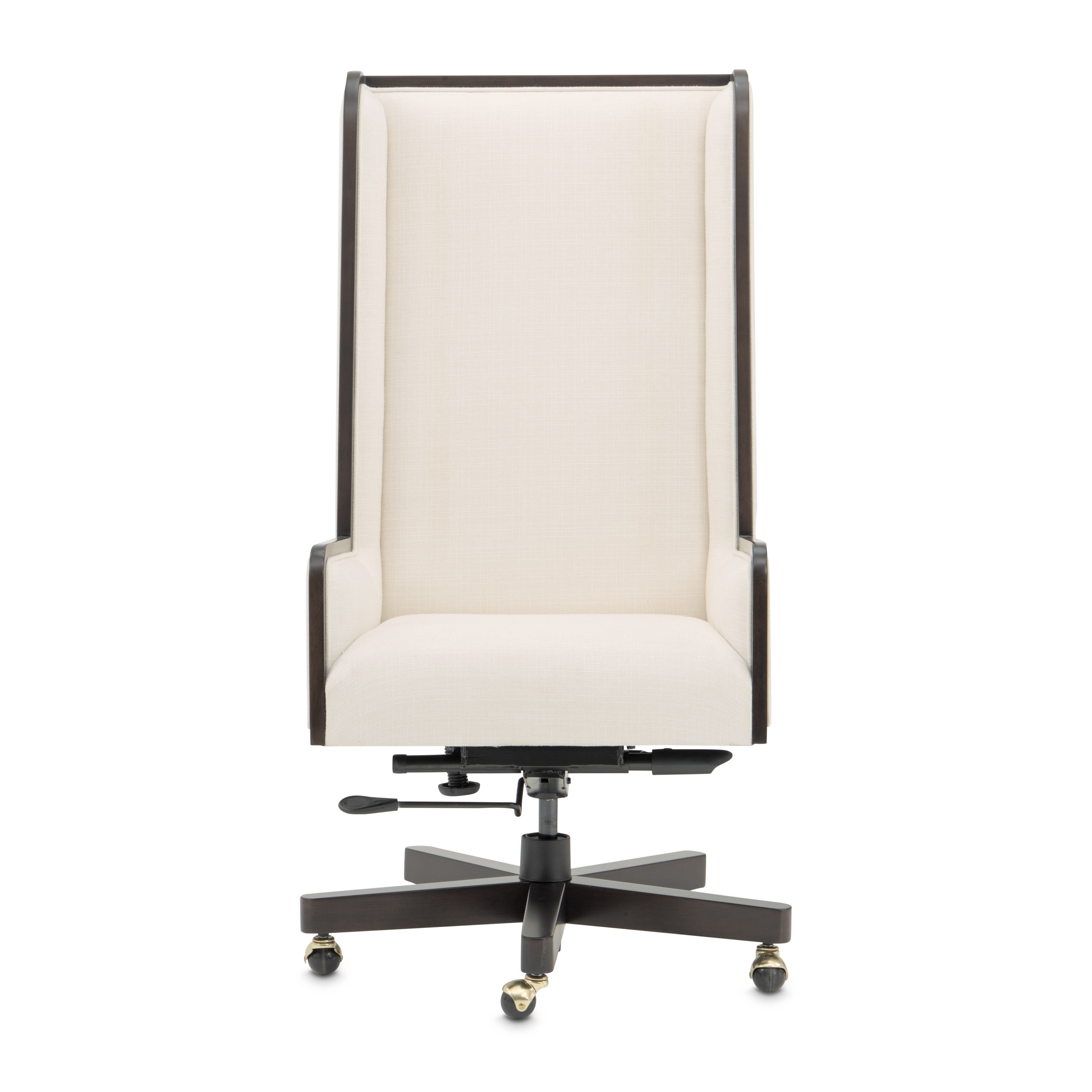 Michael Amini Belmont Place Swivel Desk Chair - Espresso
