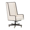 Michael Amini Belmont Place Swivel Desk Chair - Espresso
