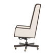 Michael Amini Belmont Place Swivel Desk Chair - Espresso