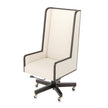 Michael Amini Belmont Place Swivel Desk Chair - Espresso