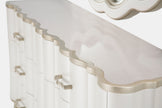 Michael Amini London Place Dresser with Mirror - Creamy Pearl