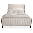 Michael Amini Paris Chic Tufted Sleigh Bed - Espresso