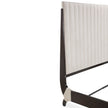 Michael Amini Paris Chic Tufted Sleigh Bed - Espresso