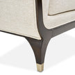 Michael Amini Paris Chic Loveseat - Cremini/Espresso