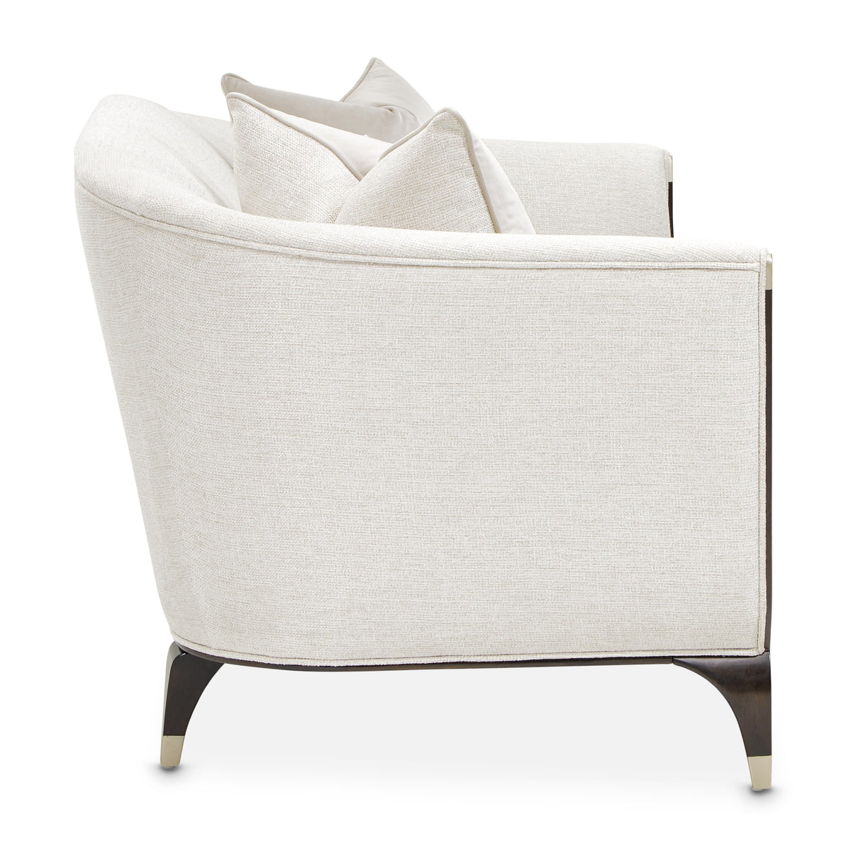 Michael Amini Paris Chic Loveseat - Cremini/Espresso