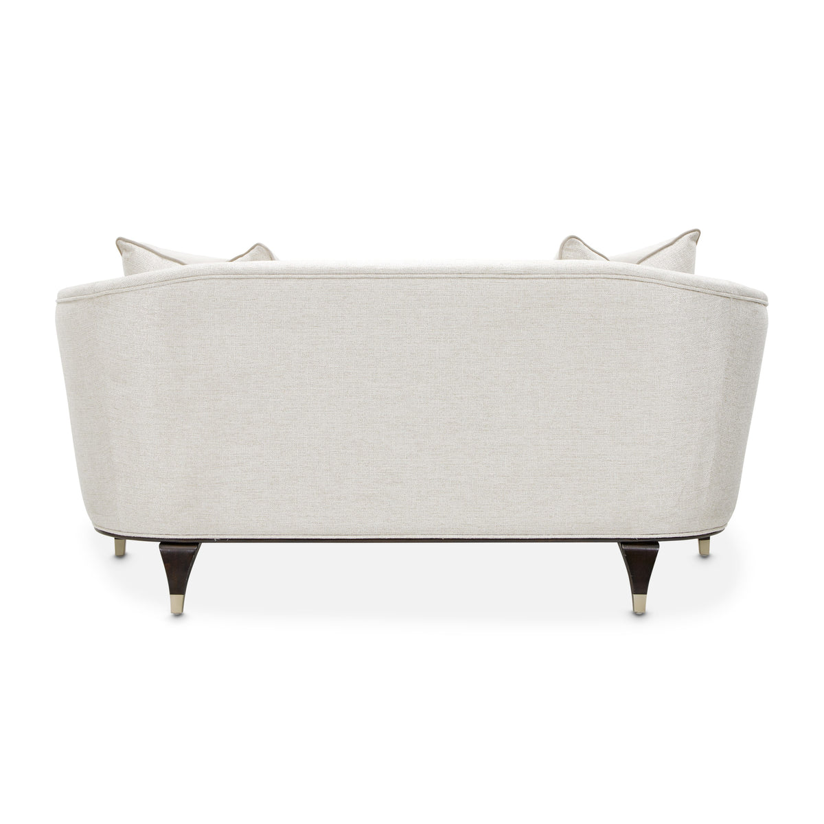 Michael Amini Paris Chic Loveseat - Cremini/Espresso