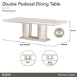 Michael Amini Marin Rectangular Dining Table - Greige