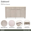 Michael Amini Marin Sideboard - Greige