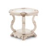 Michael Amini Platine de Royale End Table - Champagne