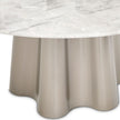 Michael Amini St. Charles Round Dining Table -  Dove Gray