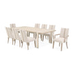 Michael Amini Lotus Bay Wide Rectangular Dining Table - Sand