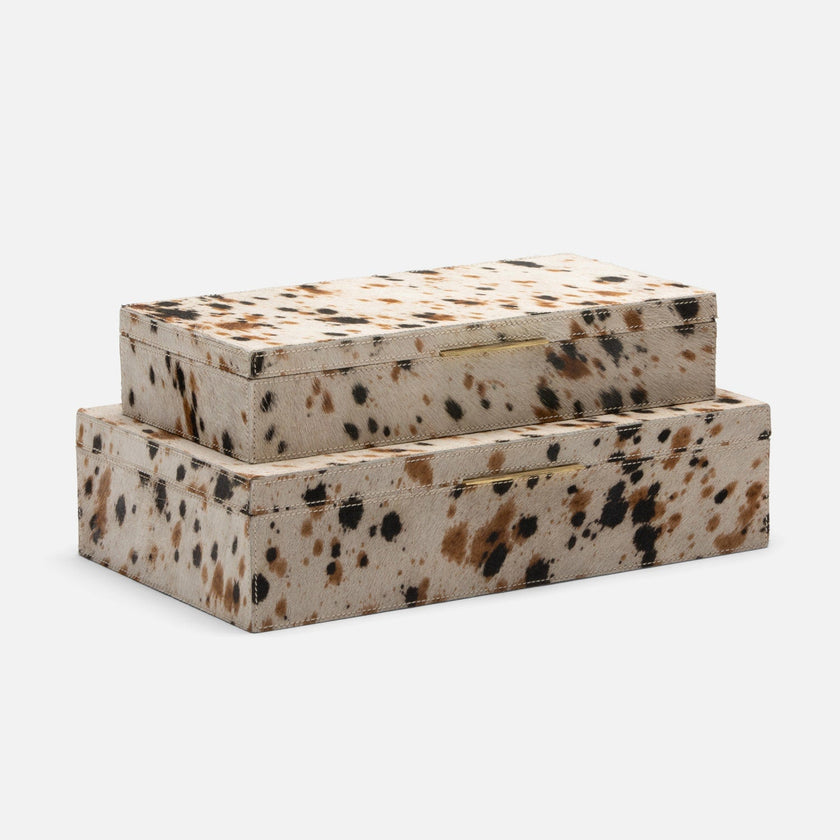 Atticus Hair-on-Hide Box - Set of 2