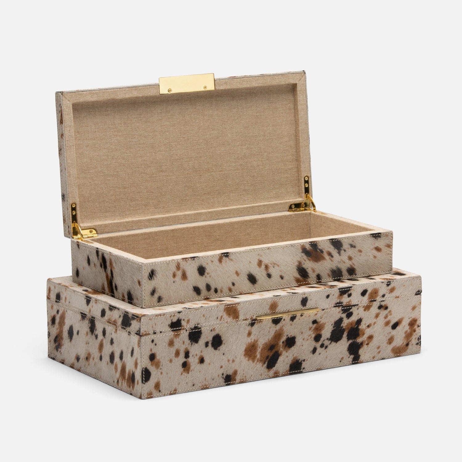 Atticus Hair-on-Hide Box - Set of 2