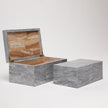 Bacall Stone Box - Set of 2