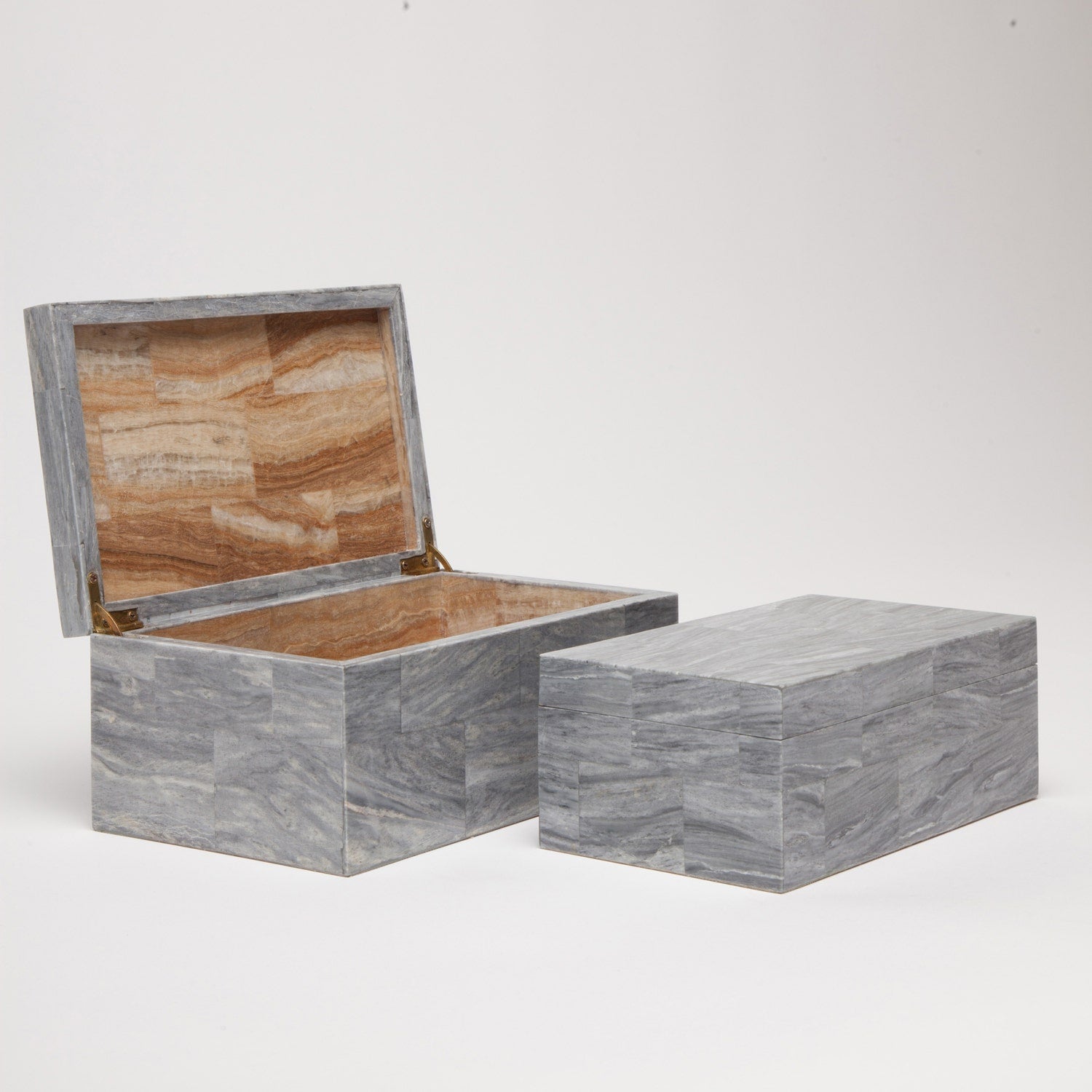 Bacall Stone Box - Set of 2