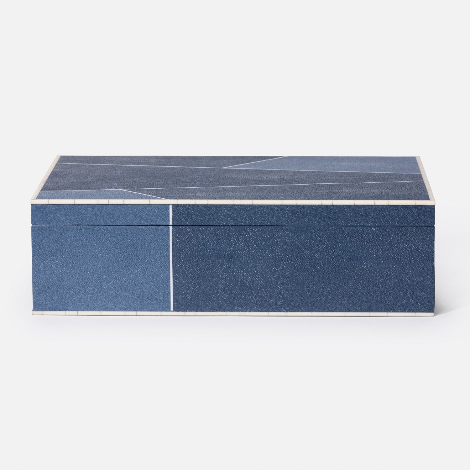 Breck XL Faux Shagreen Box
